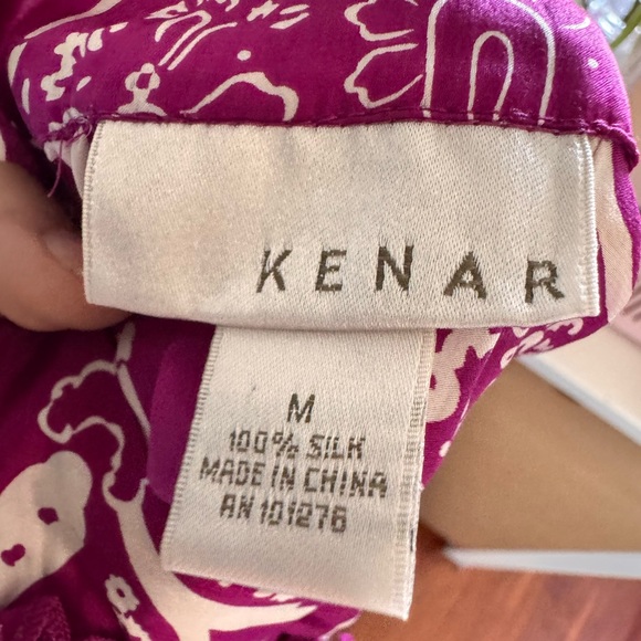 Kenar Paisley Ruffle Blouse - Red and White - Picture 5 of 5